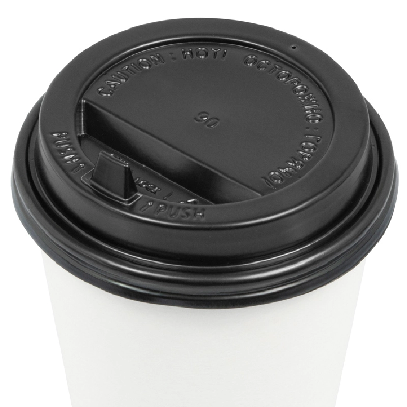 товар Крышка для бумажного стакана, 90 мм, черная матовая KRC190